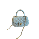 Elegant Quilted Flap Shoulder Bag - Image 4