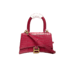 Croc-Embossed Designer Handbag