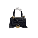 Croc-Embossed Designer Handbag - Image 3