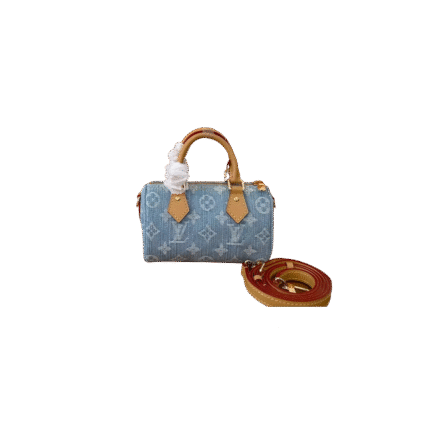 LV Speedy Nano Denim Bag | Petite Style with Big Impact