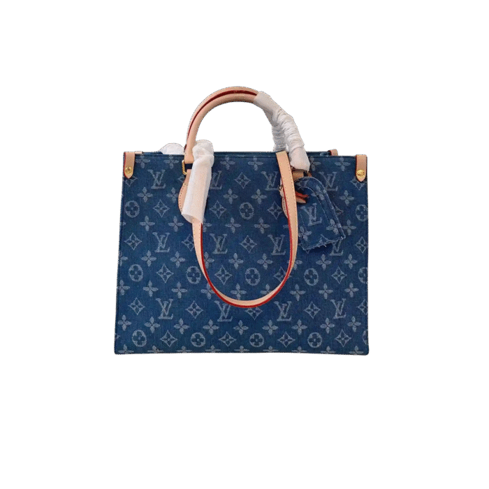 LV Denim Tote Bag | Vintage Charm in Everyday Form - Image 1