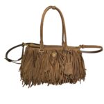 Prada Galleria Suede Tassel Bag