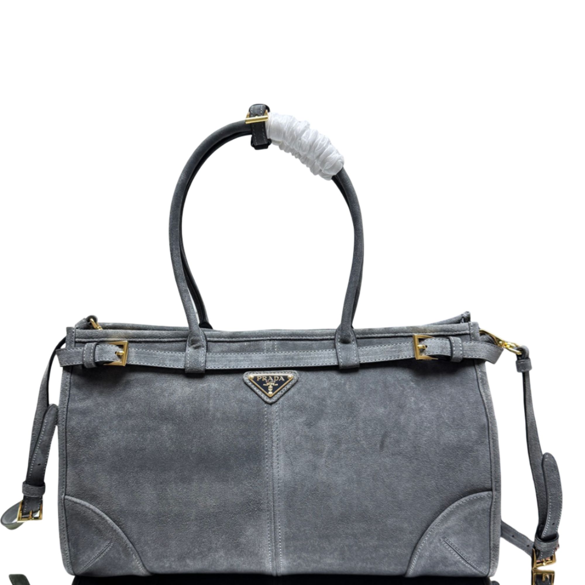 Prada Large Vintage Matte Leather Tote Prada Large Vintage Matte Leather Tote