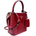 Prada Double Mini Tote | Saffiano Leather Elegance in Compact Form - Image 2