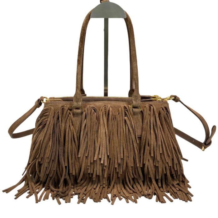 Prada Galleria Suede Tassel Bag | Elegant Revival in Soft Luxury - Image 2