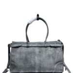 Prada Large Vintage Matte Leather Tote | 1BA433 Structured Elegance - Image 2