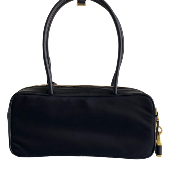 Prada Tessuto Lock Tote | Re-Nylon & Leather Elegance - Model 1BB133 - Image 2