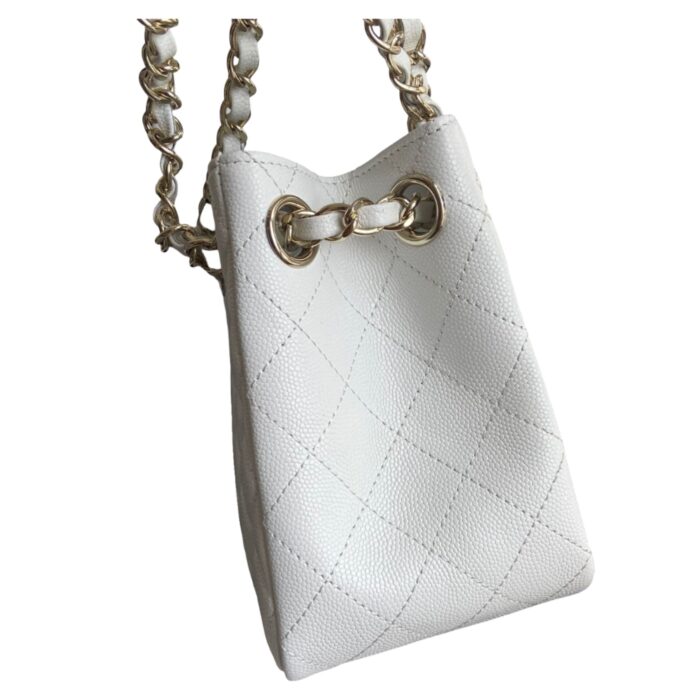 Chanel Mini Vanity Crossbody | Premium Caviar Leather | Model AS3176 - Image 2