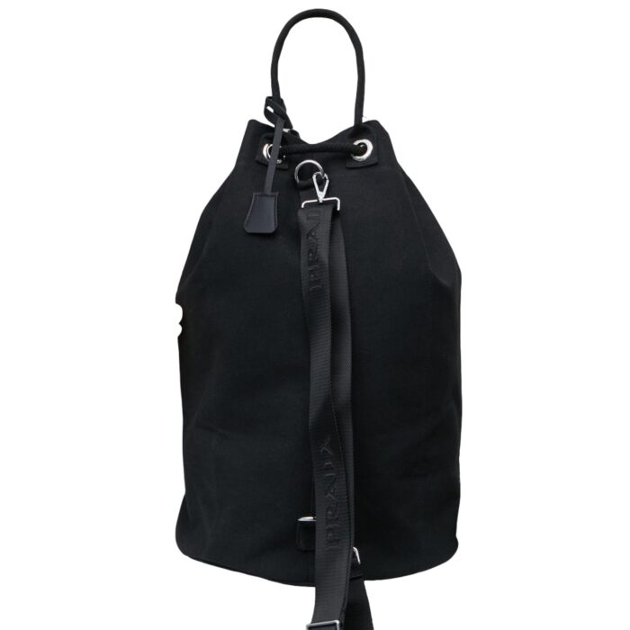 Prada Oversized Canvas Bucket Bag