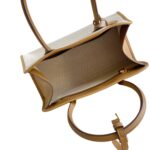 Prada Leather & Linen Oversized Tote | Sophisticated Everyday Luxury - Model 1BG572 - Image 3