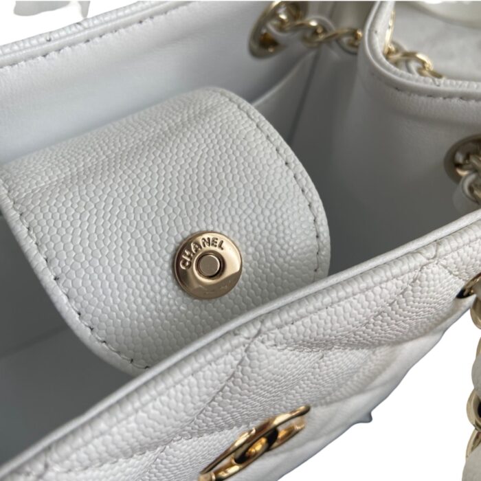 Chanel Mini Vanity Crossbody | Premium Caviar Leather | Model AS3176 - Image 3