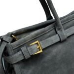 Prada Large Vintage Matte Leather Tote | 1BA433 Structured Elegance - Image 4
