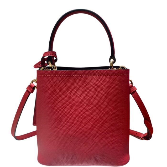 Prada Double Mini Tote | Saffiano Leather Elegance in Compact Form - Image 4